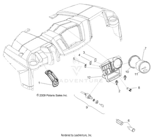 Electrical, Dash Instruments And Controls - R10wh76ag/ah/ar/av/wy76aw/az (49rgrdash106x6) Schematic
