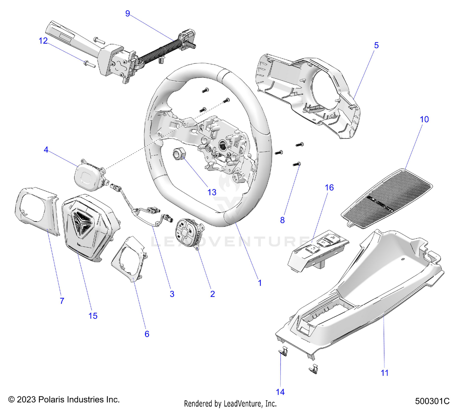 CONTROLS, HAND CONTROLS AUTO - T26AATHD (500301C)