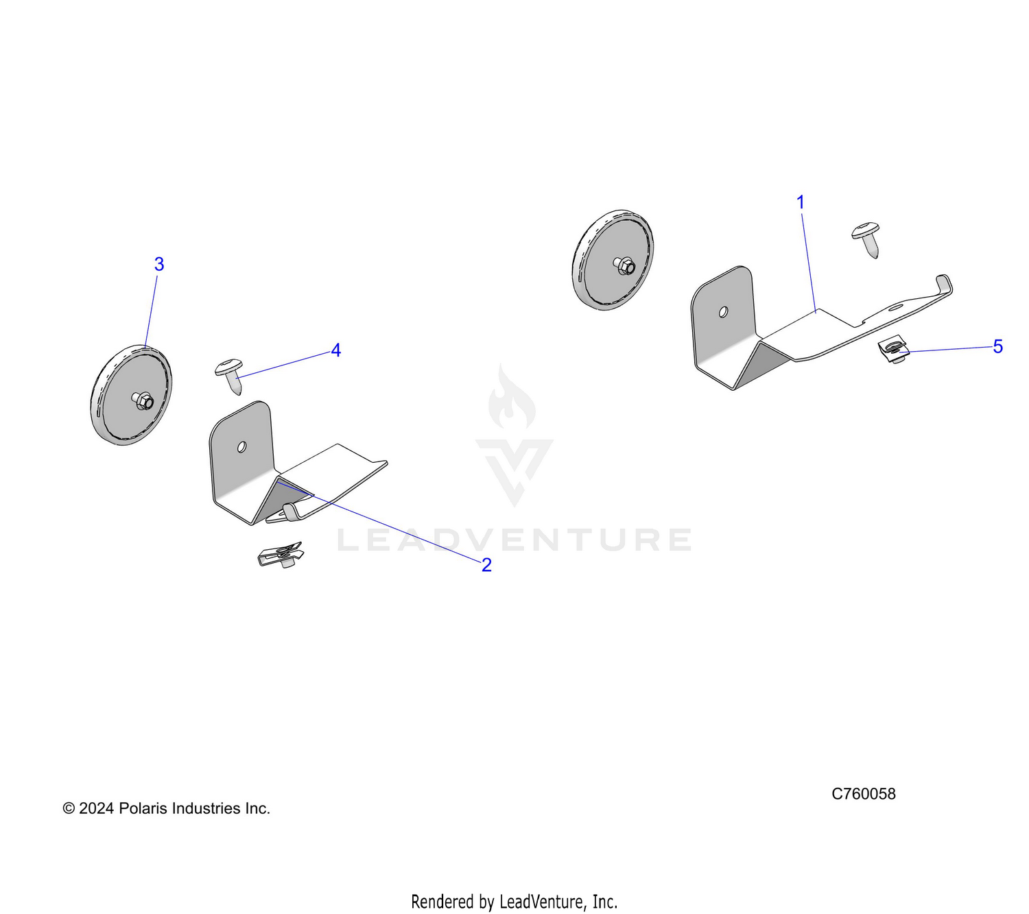 BODY, REFLECTORS - Z25NEE99C4 (C760058)