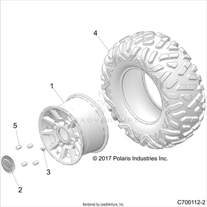 Wheels, Rear - Z19vge99ak/aw/bk/bw (c700112-2) Schematic