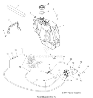 Body, Fuel Tank - A09lh46aq/ax/az (49atvfuel09sp400) Schematic