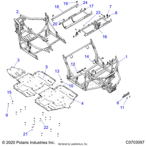 Chassis, Main Frame And Skid Plates - G21g4e99nw (c0703097) Schematic