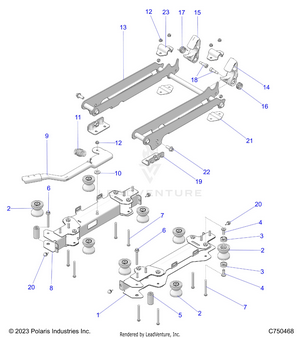 Body, Seat Mounting, Front - Z25x4e92a4/b4 (c750468) Schematic