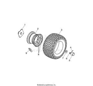 Rear Wheel - A03fa09ca/cc/cd (4978857885b08) Schematic