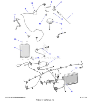 Electrical, Audio, Ride Command - Z24rmc2kah/bh (c703074) Schematic