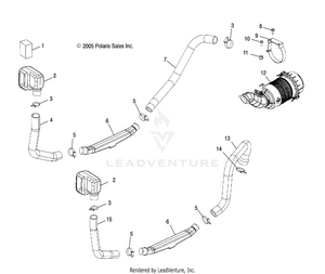 Engine, Clutch Air Intake - R08rh68 All Options (49rgrairintake087004x4) Schematic