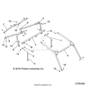 Chassis, Cab Frame - Z20pal92ag/ap/bg/bp/lg/g92ag/ap/lg (c700365) Schematic