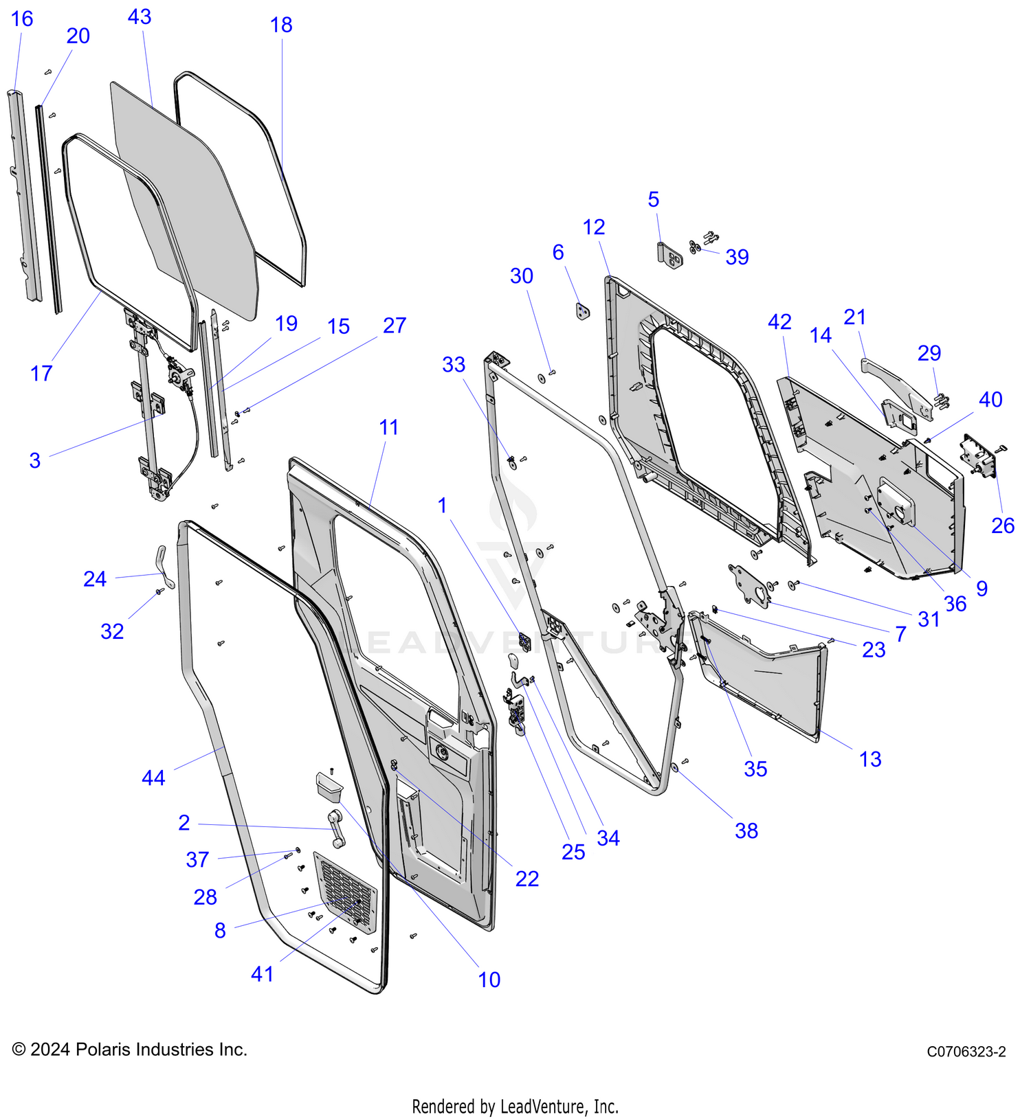 BODY, DOOR, PREMIUM - R26MAU57CP/EP (C0706323-2)