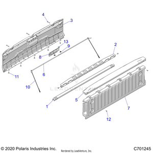 Body, Box, Tailgate - R24taa99a1/b1 Tae/a1/b1/ad/bd/am/bm/a9/b9 (c701245 Schematic