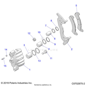 Brakes, Caliper, Front - Z21rau92an/bn (c0702875-2) Schematic