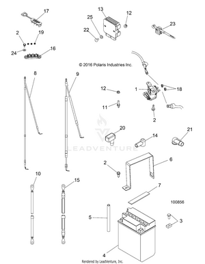 Electrical, Battery - A18daa50b7 (100856) Schematic