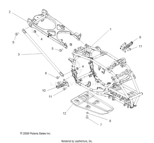 Chassis, Frame - A10gj52aa (49atvframe09out450) Schematic