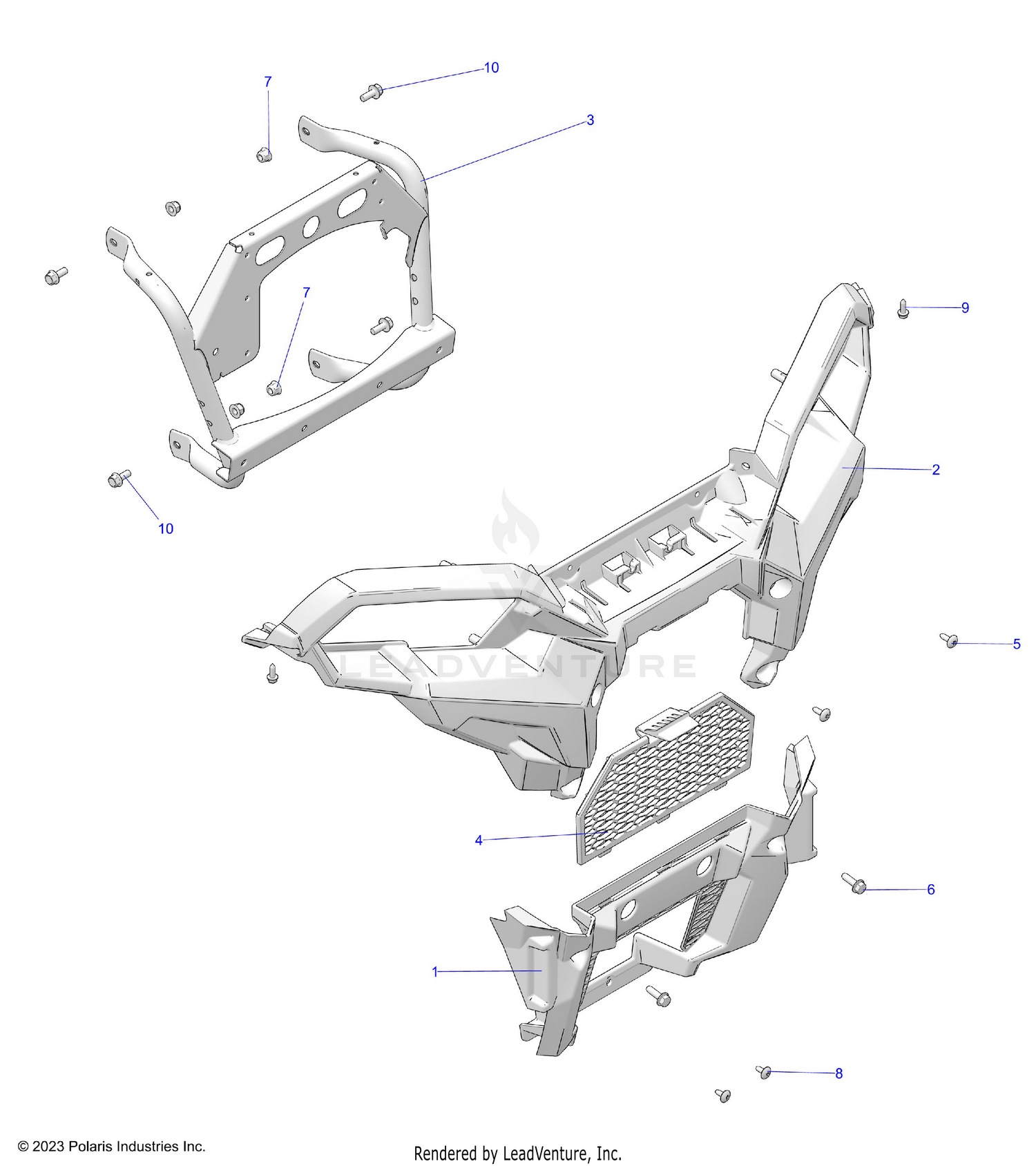 BODY, FRONT BUMPER - A26SHY57AL/AS (C102539)