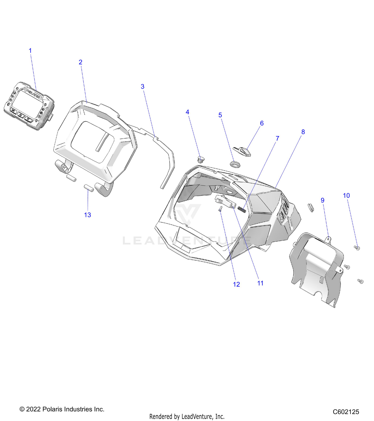 BODY, HOOD CAP STD GAUGE - S26TLF9FSL (C602125)