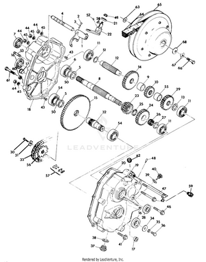 Gearcase Assembly Big Boss 4x6 (4919801980029a) Schematic