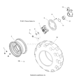 Wheels, Front - R12vh57ad (49rgrwheelfrt12rzr570) Schematic
