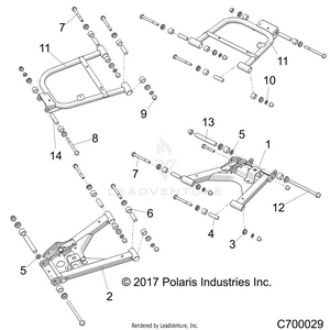 Suspension, Rear Control Arms - R22t6a99a1/b1 (c700029) Schematic