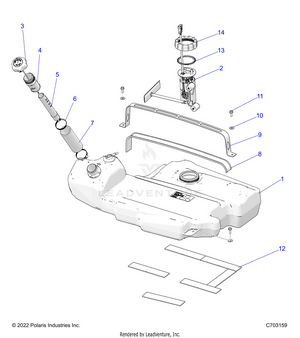 Fuel System, Fuel Tank - Z24rmc2kah/bh (c703159) Schematic