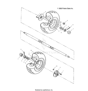 Rear Wheel - A03ca32aa (4986228622c02) Schematic