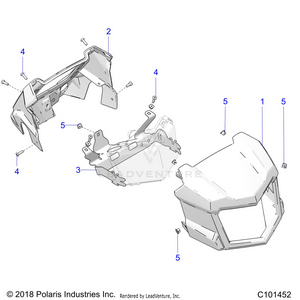 Body, Headlight Pod - A20sxz85af/ap/caf/cap (c101452) Schematic