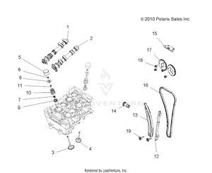 Engine, Valves And Camshafts - R12jt87ab/ad/as/aw/9eaw (49rgrvalvecam11rzr875) Schematic
