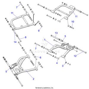 Suspension, Rear Control Arms - R21rre99a9/ac/ap/aw/b9/bc/bp/bw (c700917) Schematic