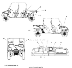 Body, Decals - R09wh68ac/ag/ah/al/ar/az (49rgrdecal09crew) Schematic