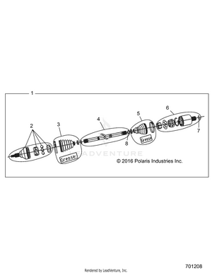 Drive Train, Half Shaft, Front - Z19vge99ak/aw/bk/bw (701208) Schematic