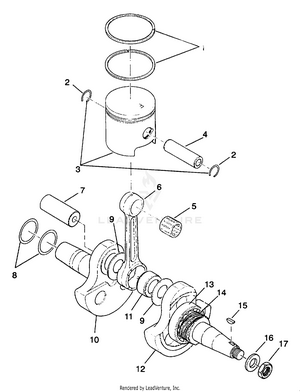 Crankshaft And Piston - W937527 (4924082408030a) Schematic