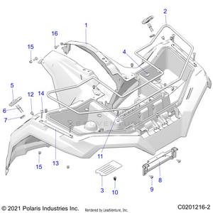 Body, Front Cab - A22shz57ae (c0201216-2) Schematic