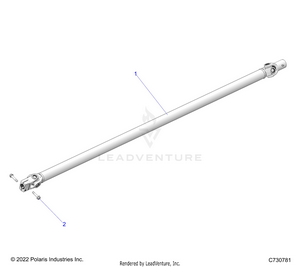 Drive Train, Front Prop Shaft - R24taa99a1/b1 Tae/a1/b1/ad/bd/am/bm/a9/b9 (c730781) Schematic