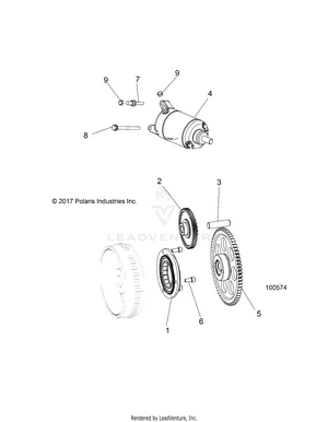 Engine, Starter Drive - A18daa50b7 [100574] Schematic