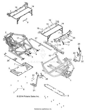 Chassis, Frame - R18rve99nx (49rgrchassis15crew) Schematic