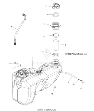 Body, Fuel Tank - A12zn8efk/efo (49atvfuel11sptrg550) Schematic