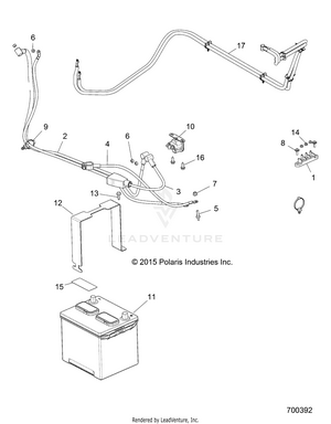 Electrical, Battery - R16rt_87 All Options (700392) Schematic