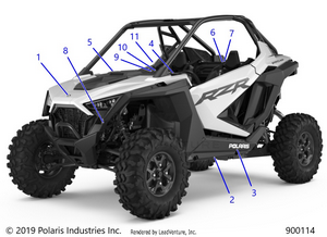 Body, Decals, Standard - Z21rau92an/bn (900114) Schematic