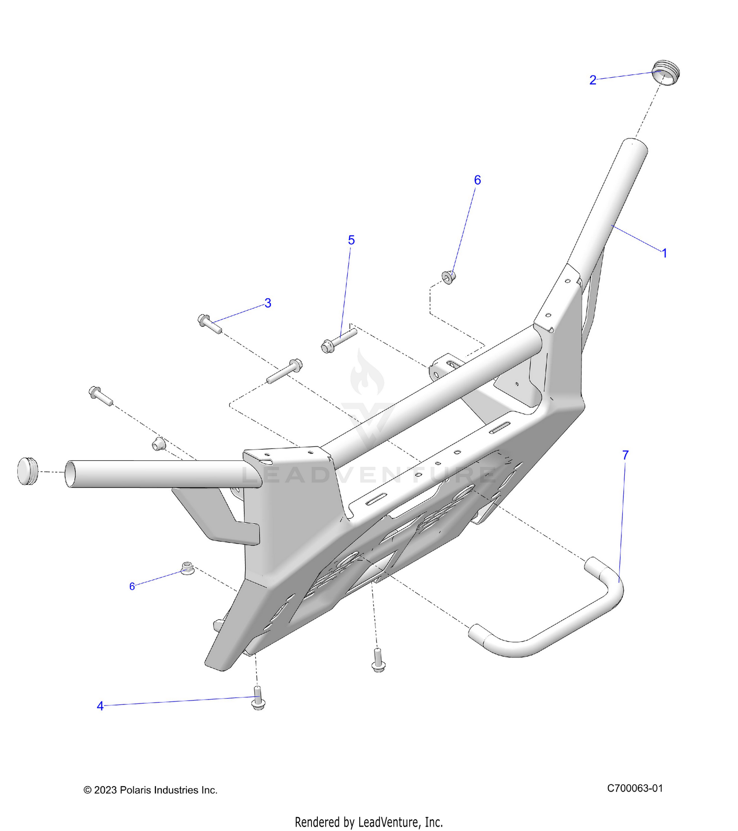 BODY, FRONT BUMPER - R24RSV99AC (C700063-01)