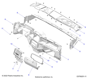 Body, Dash - G23gmk99a/99b (c0706251-11) Schematic