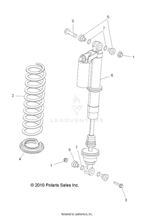 Suspension, Front Shock Mounting - R13jt9efx (49rgrshockmtg11rzr875) Schematic