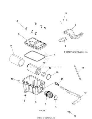 Engine, Air Intake System - A19sea50b1/b7/see50b7/b3/seg50b4 [101096] Schematic
