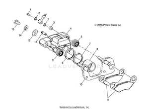 Brakes, Front Caliper - A12ea32aa (4999202939920293a14) Schematic