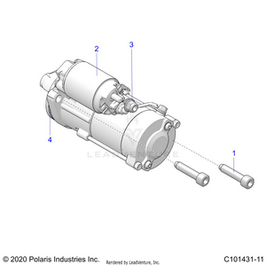 Engine, Starting System - A20sxz85af/ap/caf/cap (c101431-11) Schematic