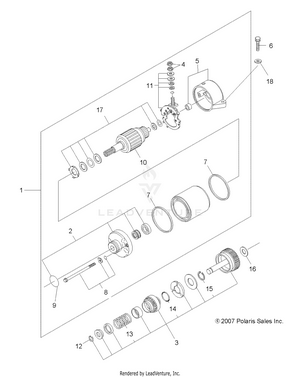 Engine, Starting System - A08lh27aw/ax/az (49atvstarter08sp300) Schematic
