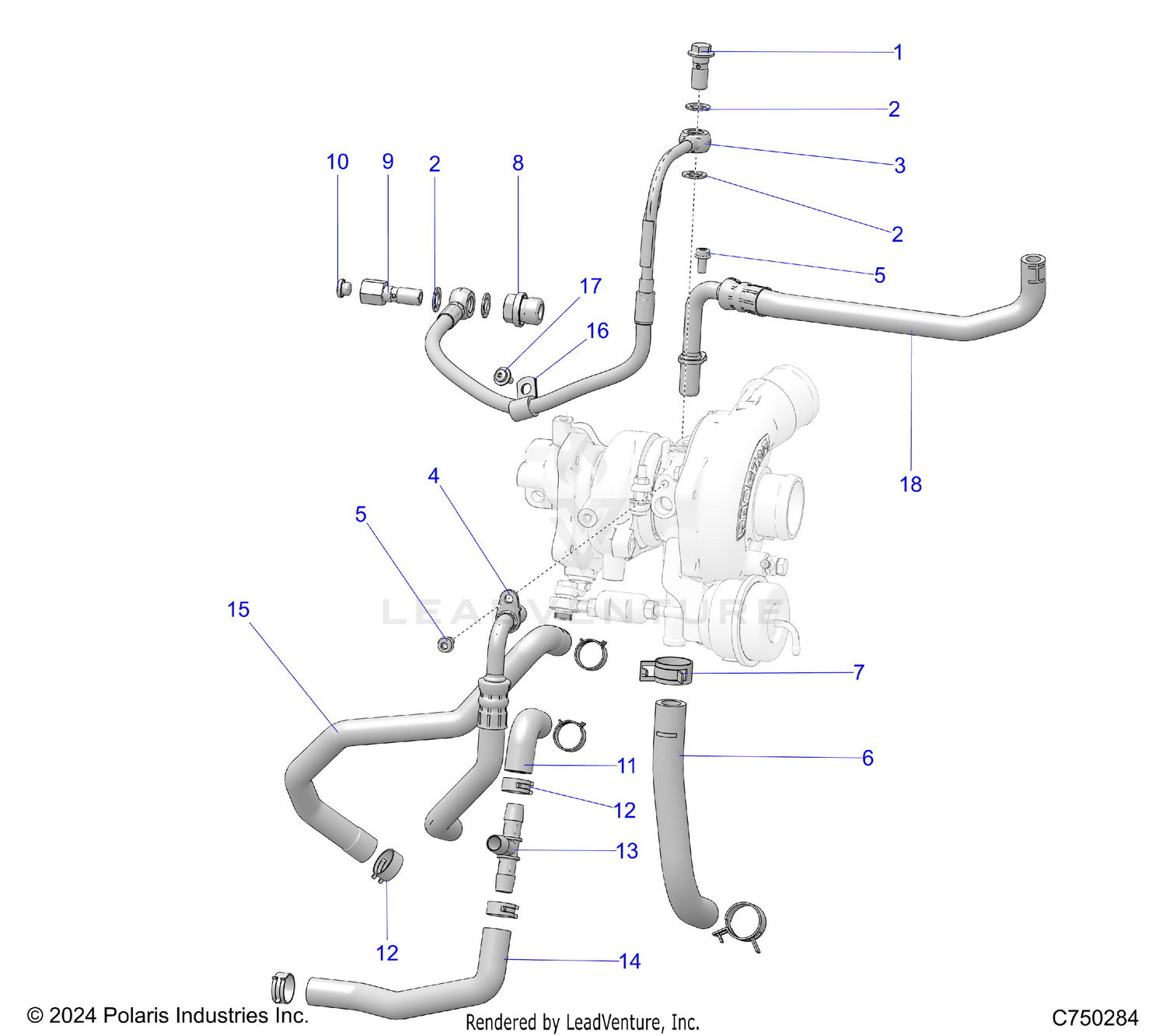 ENGINE, TURBO COOLING AND OIL - Z26X4E92A4/B4/A6/B6 (C750284)