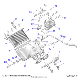 Engine, Air Intake Manifold - Z20pal92ag/ap/lg (c701001-1) Schematic