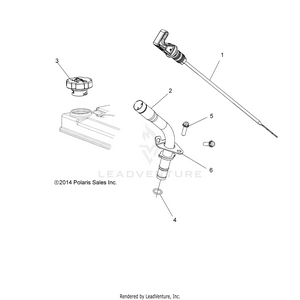 Engine, Oil Dipstick - Z19vce99am (49rgrdipstick15rzr900) Schematic