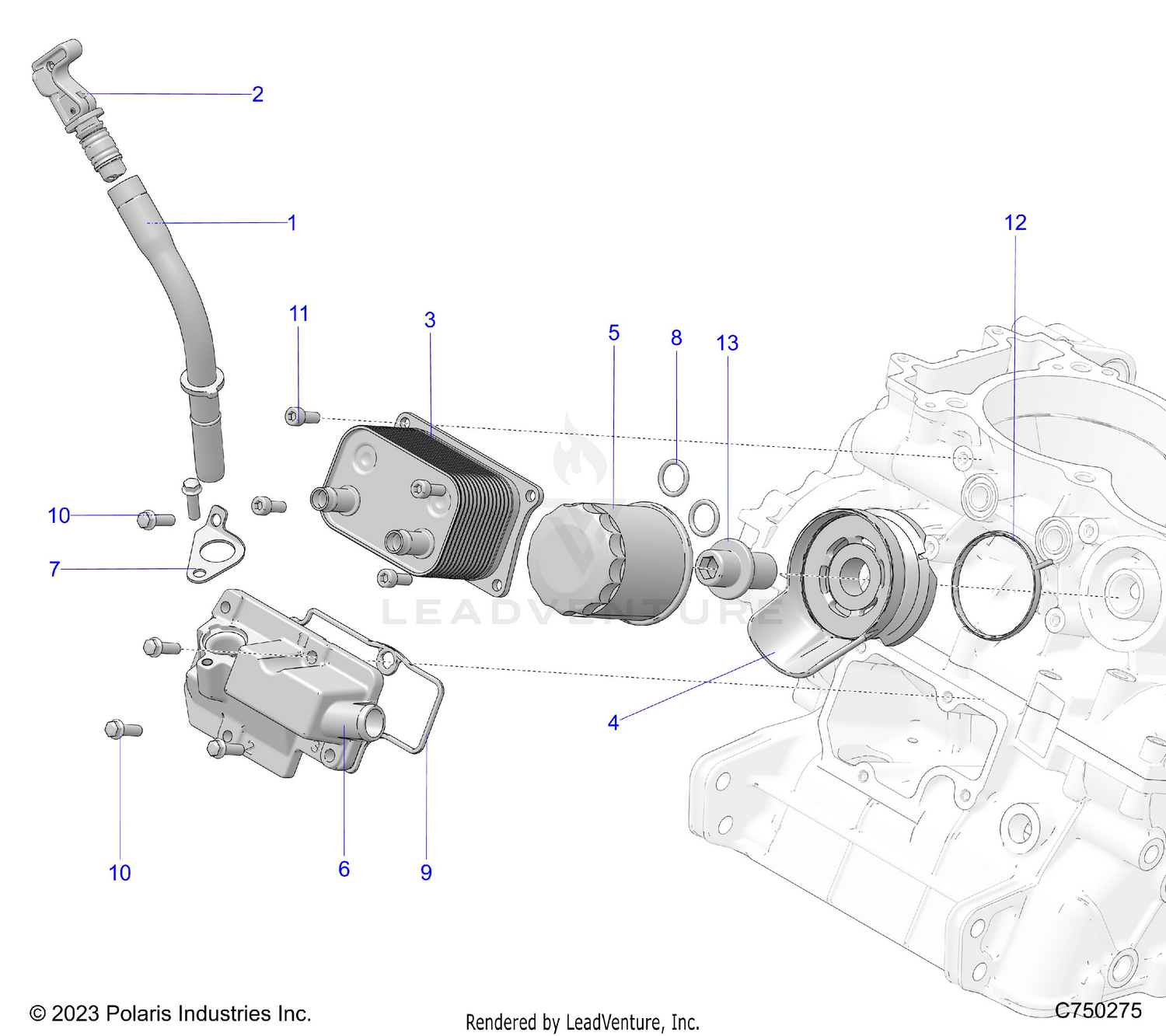 ENGINE, DIPSTICK AND OIL FILTER - Z26XPD92AN/BN/AH/BH (C750275)