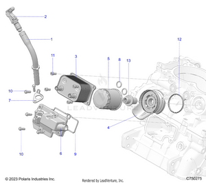 Engine, Dipstick And Oil Filter - Z25x4e92a4/b4 (c750275) Schematic