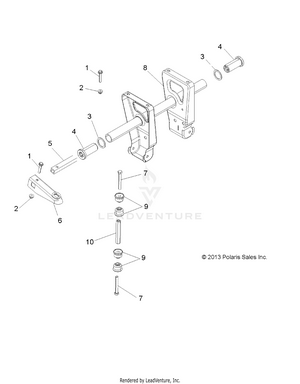 Suspension, Torsion Bar - A19sea50b1/b7/see50b7/b3/seg50b4 [49atvtorsion14sp570] Schematic