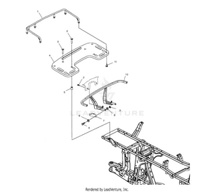Rear Rack Mounting - A03ch68aa/ac/af/ah/al (4975557555a06) Schematic